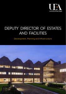 deputy director of estates and facilities