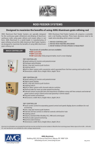 aluminum strontium rod feeder systems