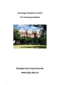 Shanghai Jiao Tong University www.sjtu.edu.cn