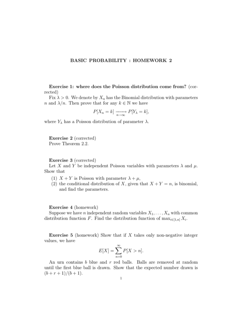 homework 2 theoretical probability
