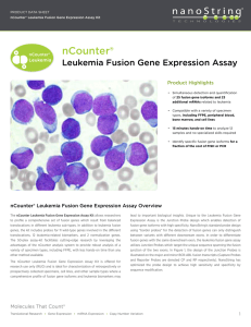 nCounter® Leukemia Fusion