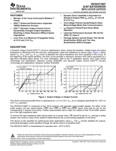 20-Bit Buffer/Driver With 3-State Outputs (Rev. I