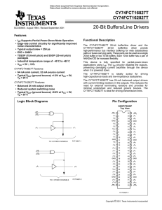 20-Bit Buffers/Line Drivers (Rev. B)