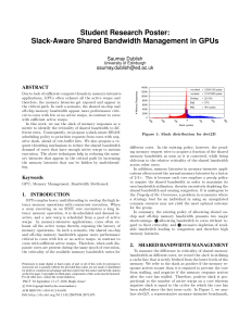 Student Research Poster: Slack