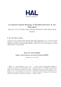 A Central Control Strategy of Parallel Inverters in AC Microgrid