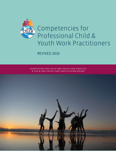 Competencies for Professional CYW Practitioners - CYC-Net