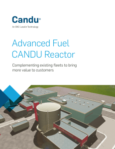 Advanced Fuel CANDU Reactor