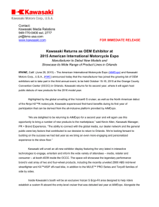 Kawasaki Returns as OEM Exhibitor at 2015 American International
