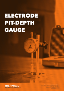 ElEctrodE Pit-dEPth GauGE