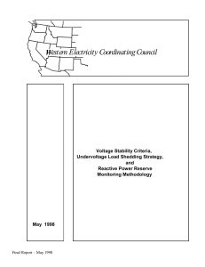 Voltage Stability Criteria May 1998
