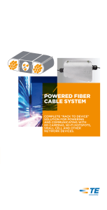 powered fiber cable system