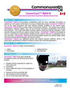 CommCool™ MAX-N - Commonwealth Oil Corporation
