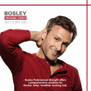 Bosley Professional Strength offers comprehensive solutions for