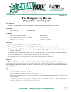 91737 The Disappearing Beaker