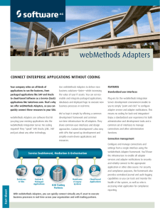 webMethods Adapters