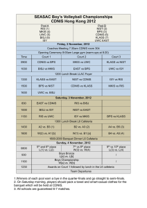 SEASAC Boys Vball Schedule 2012