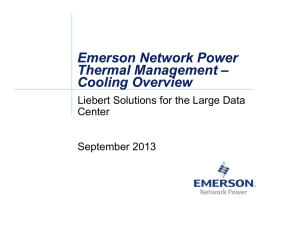 Emerson Network Power Thermal Management Thermal