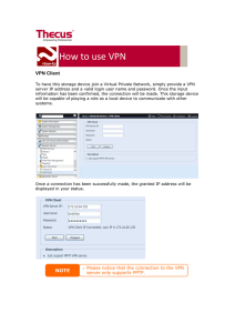 How to use VPN