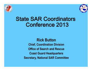 State SAR Coordinators Conference 2013