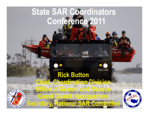 State SAR Coordinators Conference 2011