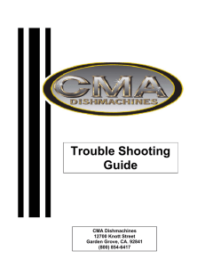 Trouble Shooting Guide