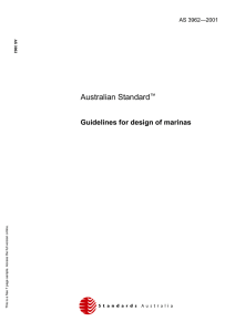 AS 3962-2001 Guidelines for design of marinas