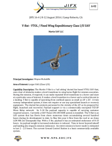 V-Bat - VTOL / Fixed Wing Expeditionary Class I/II UAV