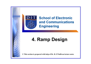 4. Ramp Design