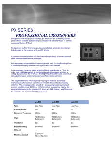 px series professional crossovers