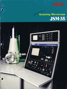Brochure for the JEOL JSM-35