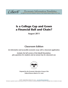 Is a College Cap and Gown a Financial Ball and Chain?
