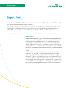 Liquid helium - Air Products