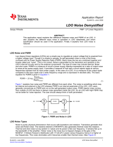 LDO Noise Demystified