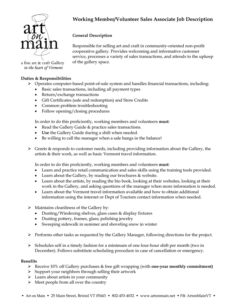 Finance Sales Associate Job Description - Sales Associate Job Description : Loan officer intro paragraph begin your loan officer job description by telling potential applicants about the bank or lending institution.