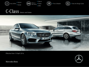 C-Class Saloon - Mercedes-Benz