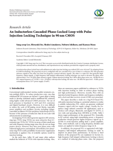 An Inductorless Cascaded Phase-Locked Loop with Pulse Injection