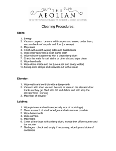 Cleaning Procedures