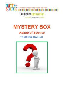 MYSTERY BOX - Hutt Science