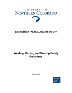 Welding, Cutting and Brazing Safety Guidelines