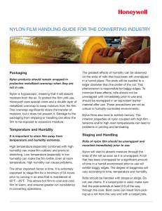 nylon film handling guide for the converting