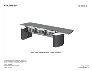 E-table 2 - Coalesse
