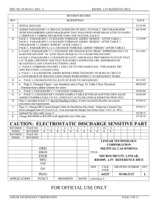 RH1009M DICE - SPEC NO. 05-08-5115