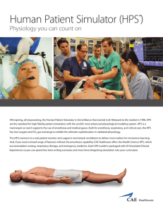 Human Patient Simulator (HPS®)
