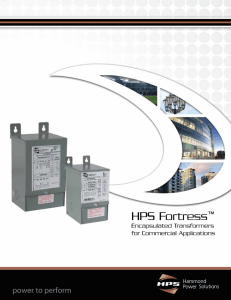 HPS Fortress Brochure - Hammond Power Solutions