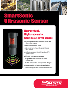 SmartSonic Ultrasonic Sensor