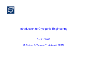 Introduction to Cryogenic Engineering