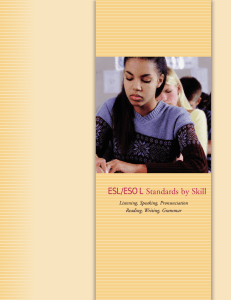 ESL/ESOL Standards by Skill