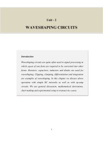 Unit_2_Wave shaping circuits