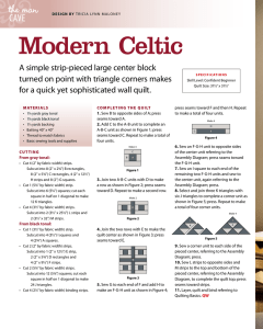 modern celtic - Quilter`s World