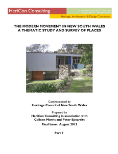 The Modern Movement in NSW - Office of Environment and Heritage